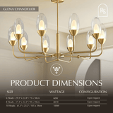 Glena Chandelier - Residence Supply