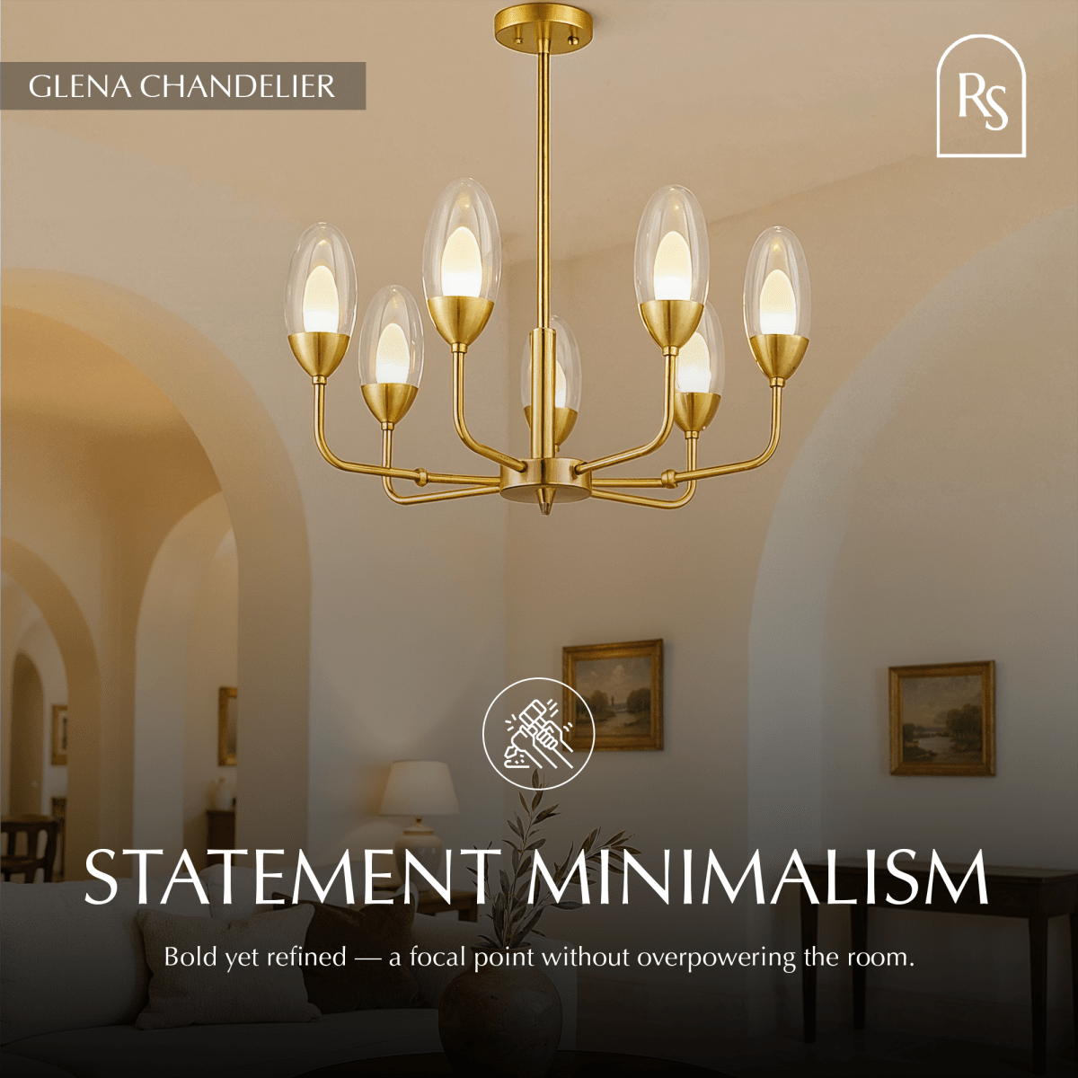 Glena Chandelier - Residence Supply