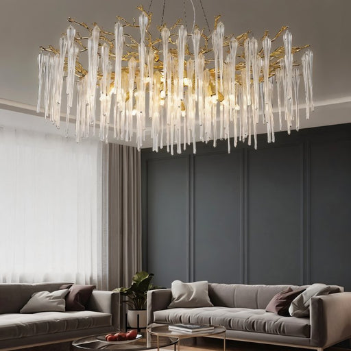 Glere Round Chandelier - Living Room Lighting