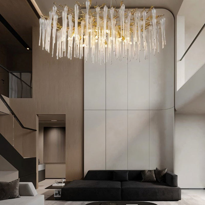 Glere Round Chandelier - Living Room Lights