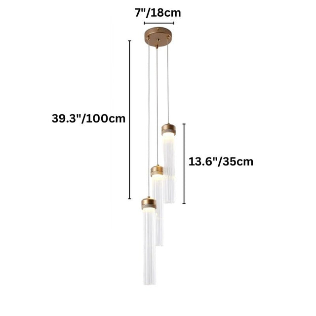 Lampe suspendue fastueuse