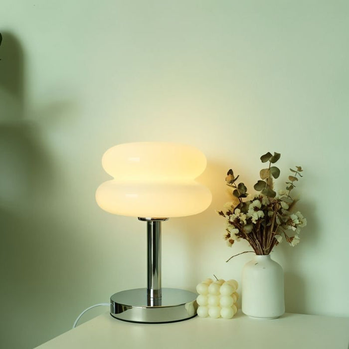 Glossy Macaron Table Lamp -  Mid Century Lighting Fixtures