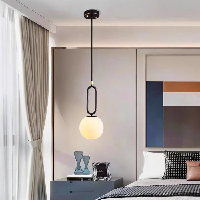 Gong Alabaster Pendant Light - Contemporary Lighting for Bedroom