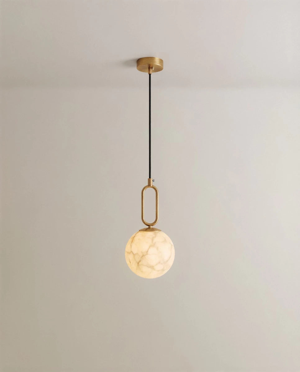Gong Alabaster Pendant Light - Residence Supply