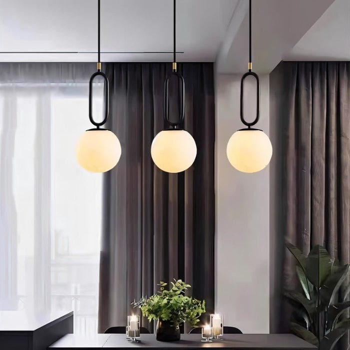 Gong Alabaster Pendant Light - Modern Lighting Fixtures