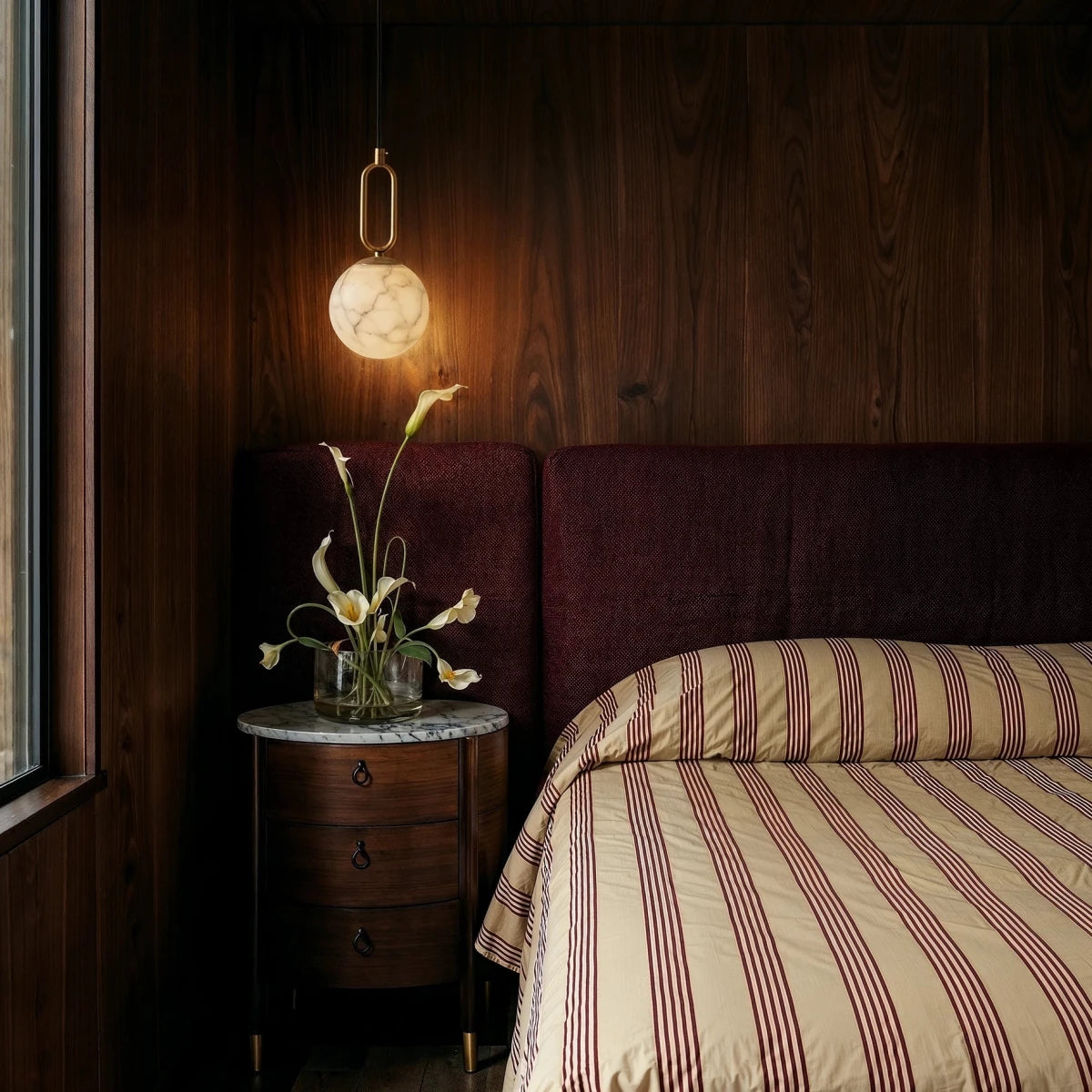 Gong Alabaster Pendant Light - Residence Supply