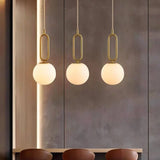 Gong Alabaster Pendant Light
