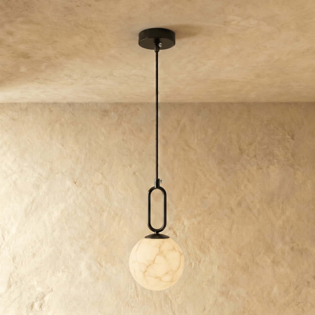 Gong Alabaster Pendant Light - Residence Supply