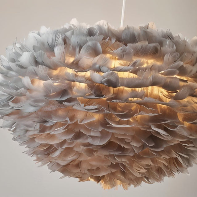 Goose Feather Pendant Light