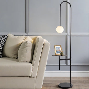 Gurnal Floor Lamp with Side Table - Residence Supply