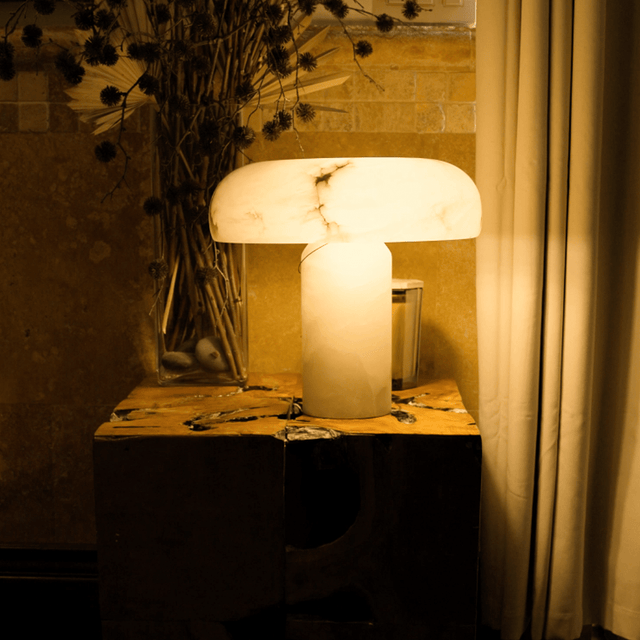 Habros Alabaster Table Lamp - Residence Supply