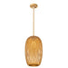 Hand-Weaved Rattan Cocoon Pendant Light - Residence Supply