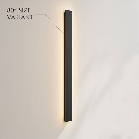 80-inch Helios LED Outdoor Wall Lamp variant, delivering bold and elegant lighting for expansive outdoor areas.