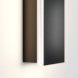 Detailed view of Helios LED wall light edge reveals acrylic diffuser and sleek metal finish for modern outdoor lighting.