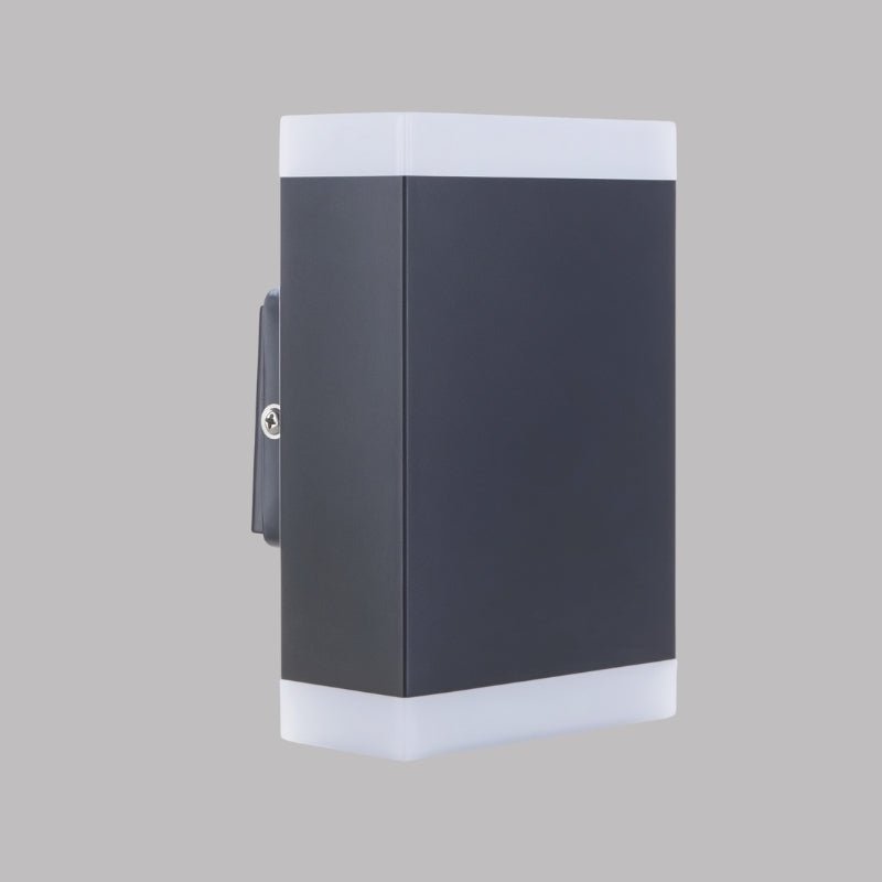 "Durable Helor wall lamp made from high-quality aluminium with polycarbonate diffusers, offering a stylish and functional lighting solution for any modern space."