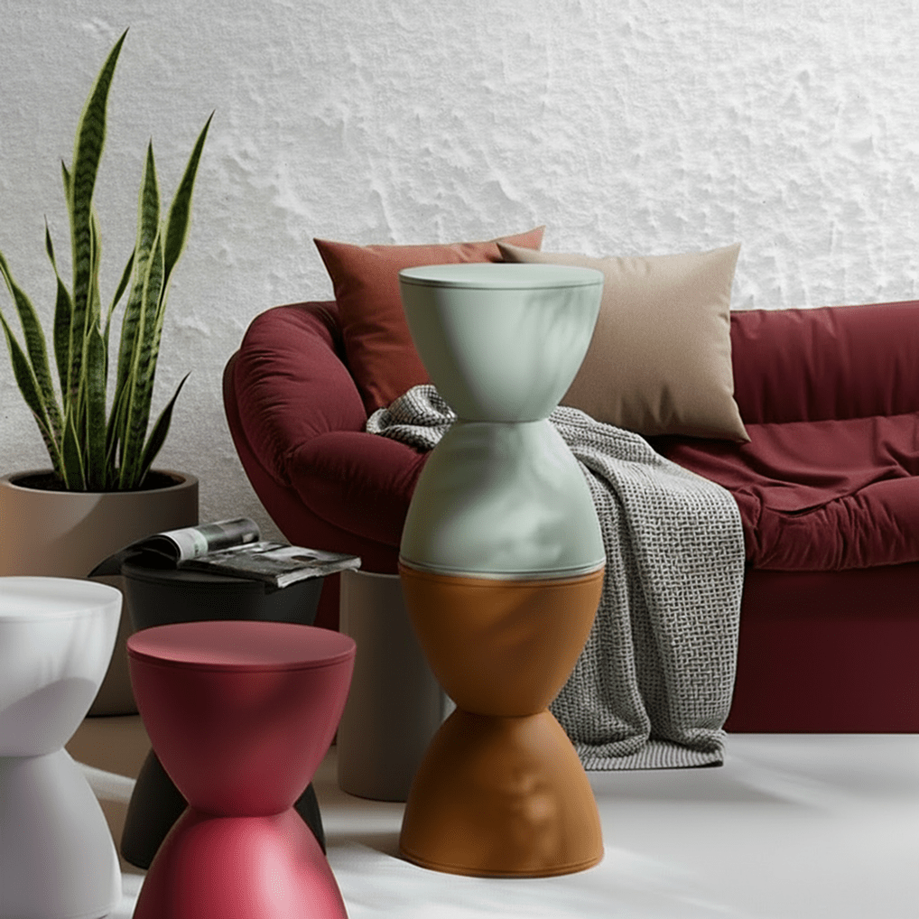 Hourglass Stool - Residence Supply