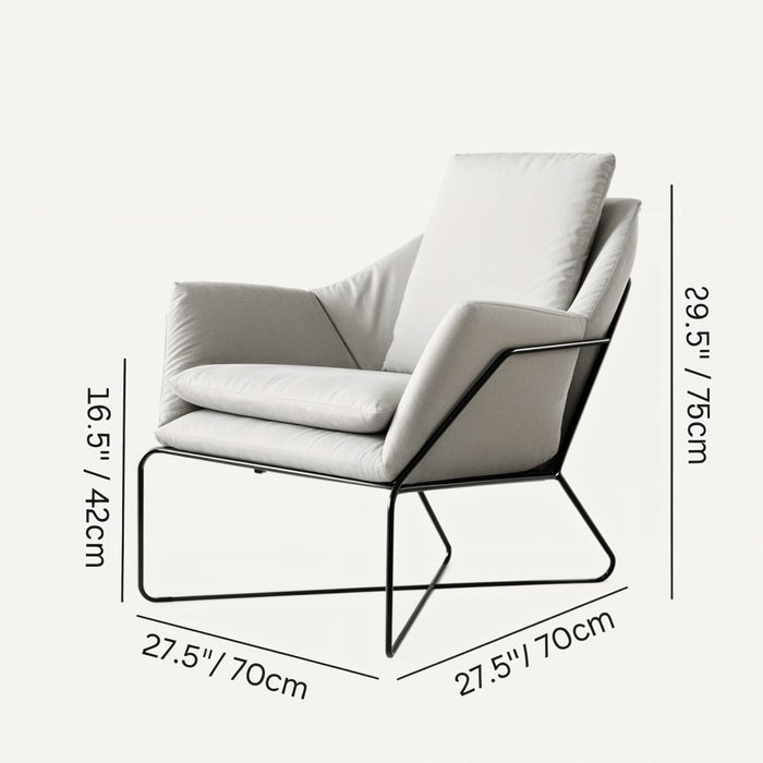 Hugstoll Accent Chair Size
