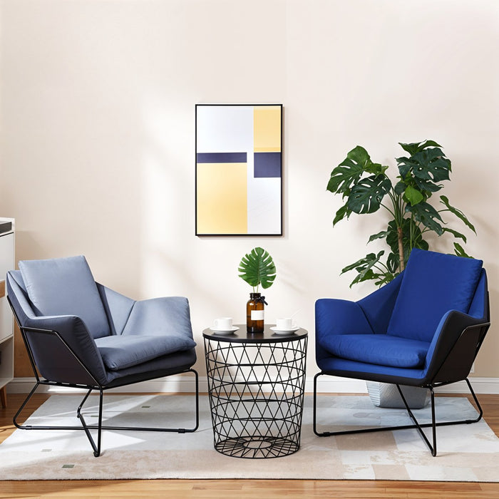 Hugstoll Mid-Century Modern Velvet Accent Chair: Inspired by mid-century design, this accent chair features tapered legs and sumptuous velvet upholstery, creating a retro-inspired statement piece for modern homes.