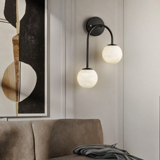 Hulel Alabaster Wall Sconce - Living Room Lighting