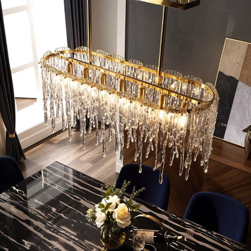 Icy Chandelier for Dining Room Lighting - Residence Supply