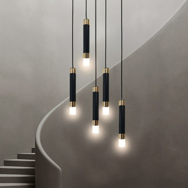 Chic Staircase Lighting