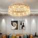 Jameel Crystal Chandelier - Modern Lighting for Living Room