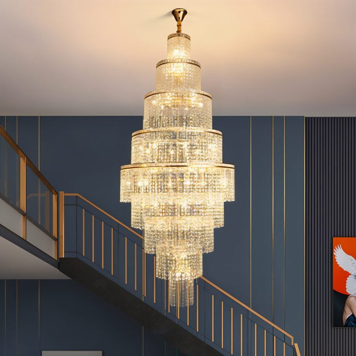 Josephine Chandelier - Stair Lighting