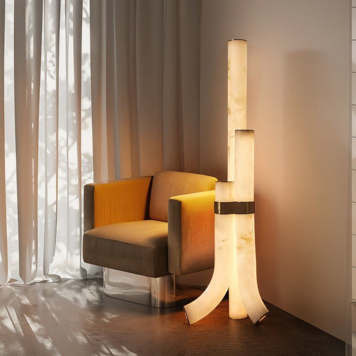 Kanon Alabaster Floor Lamp - Living Room Lights