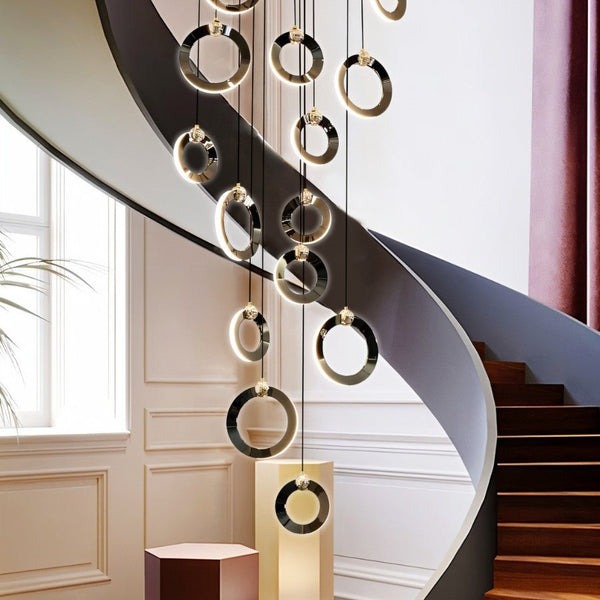 Stunning Staircase Centerpiece