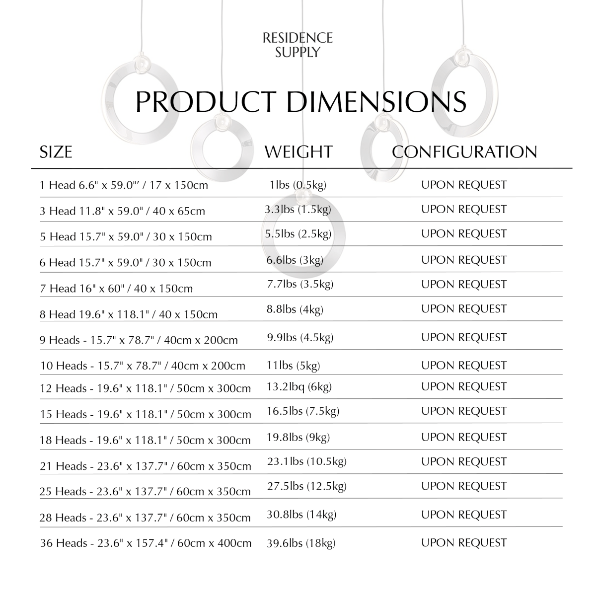 Khaatem Chandelier - Residence Supply