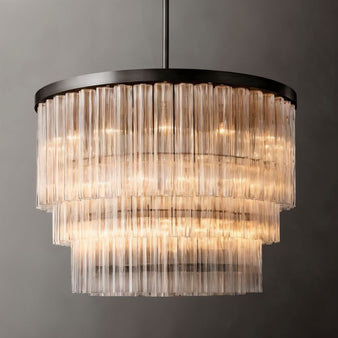 Kheme Round Chandelier - Contemporary Lighting