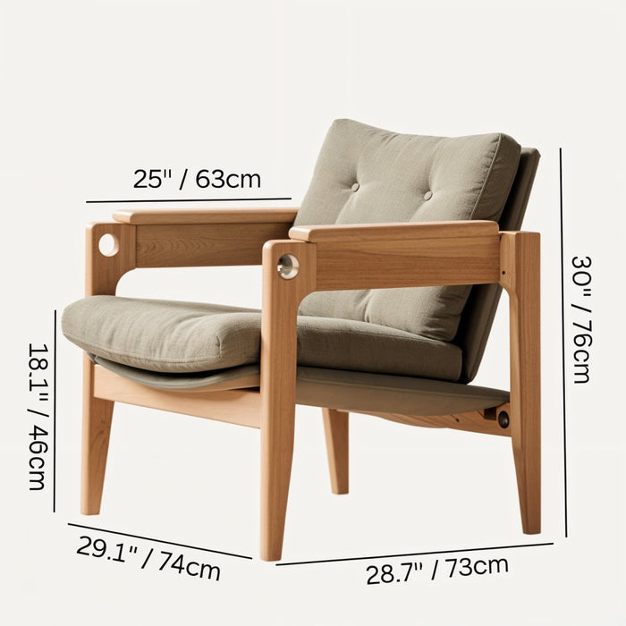 Kiseh Accent Chair Size