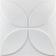 Kista Wall Panel with modern petal-shaped embossed design, ideal for interior decor upgrades using PVC wall panels on sale.