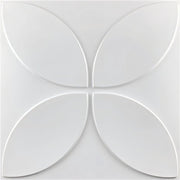 Kista Wall Panel with modern petal-shaped embossed design, ideal for interior decor upgrades using PVC wall panels on sale.
