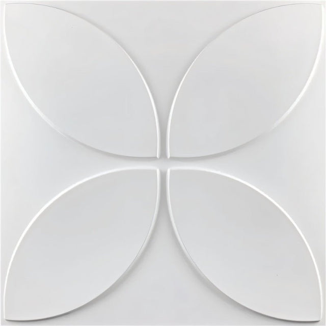 Kista Wall Panel with modern petal-shaped embossed design, ideal for interior decor upgrades using PVC wall panels on sale.