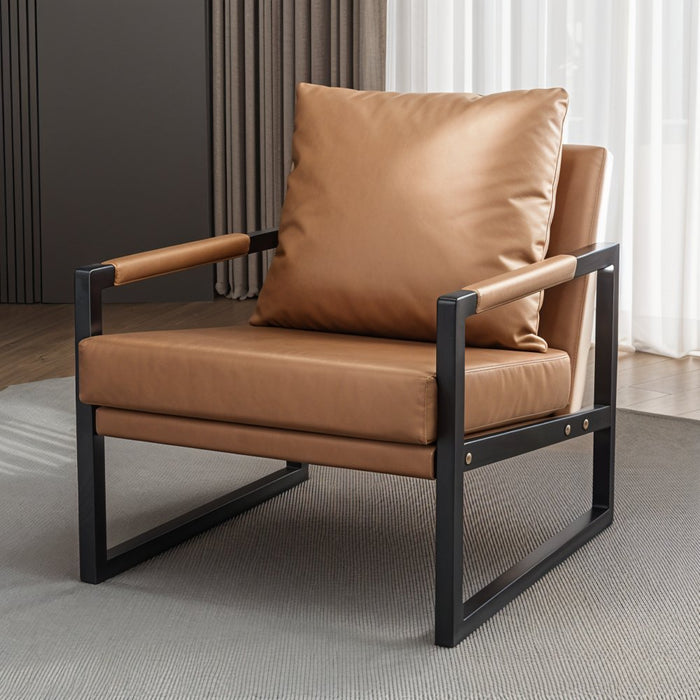 The Kraesio Arm Chair's sturdy construction and stable base ensure stability and durability, providing a reliable seating option for everyday use.