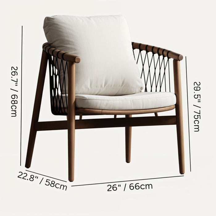 Elegant Krevat Accent Chair