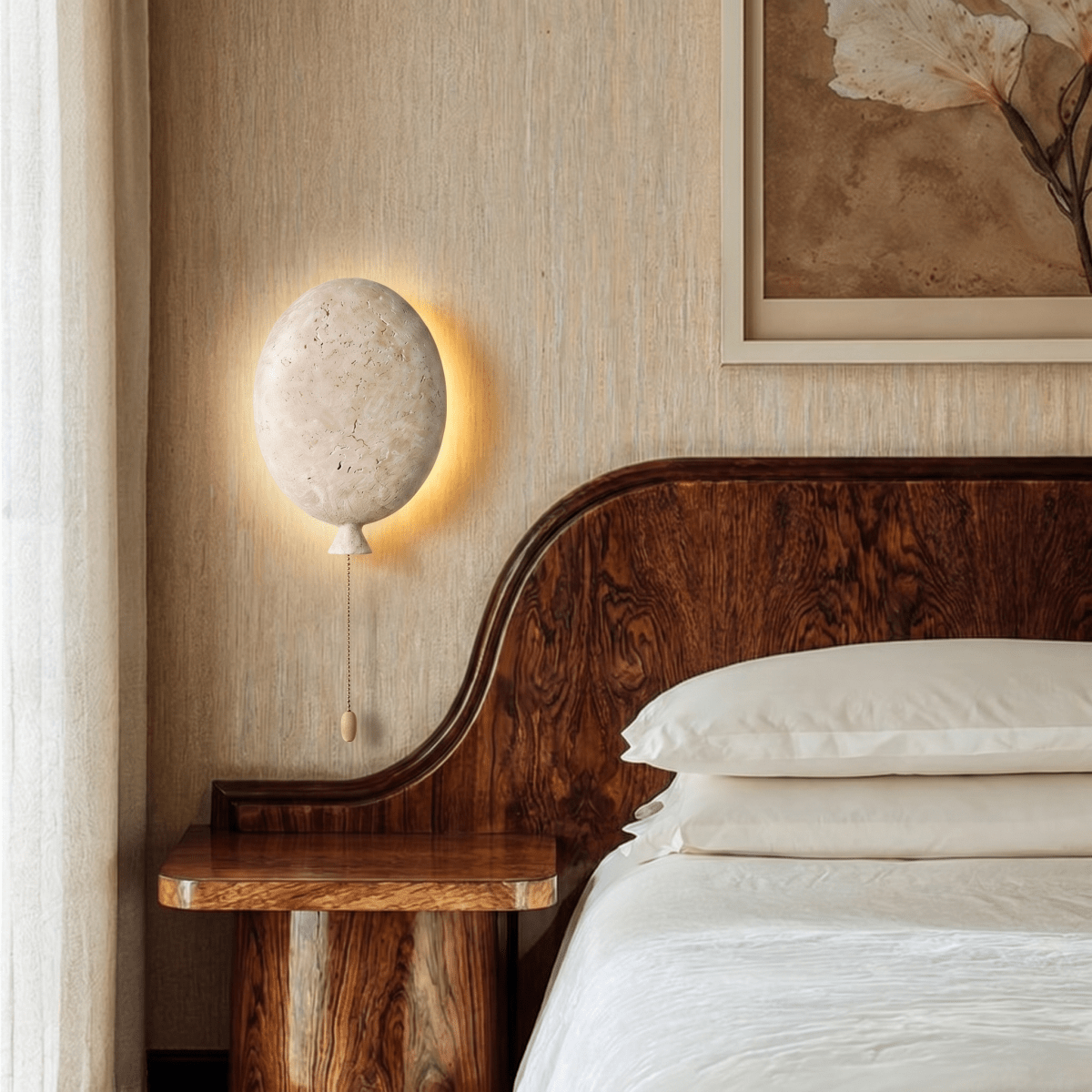 Krone Travertine Wall Lamp - Residence Supply