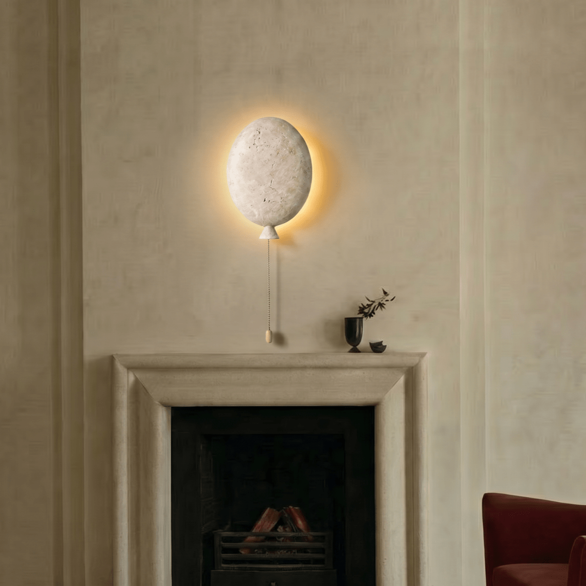 Krone Travertine Wall Lamp - Residence Supply