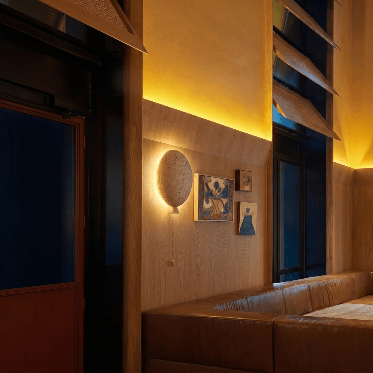 Krone Travertine Wall Lamp - Residence Supply