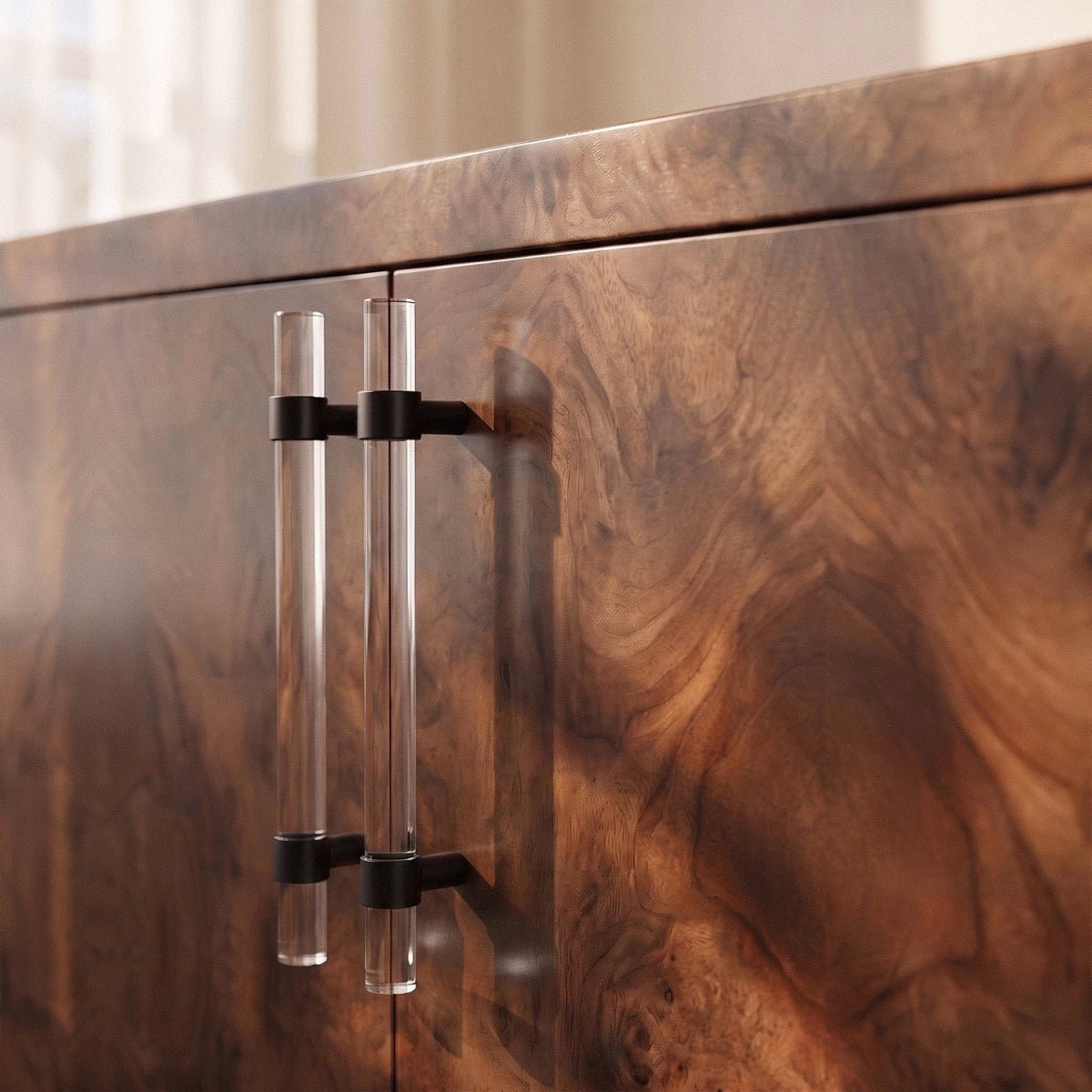 Kuit Transparent Knob & Pull Bar - Residence Supply