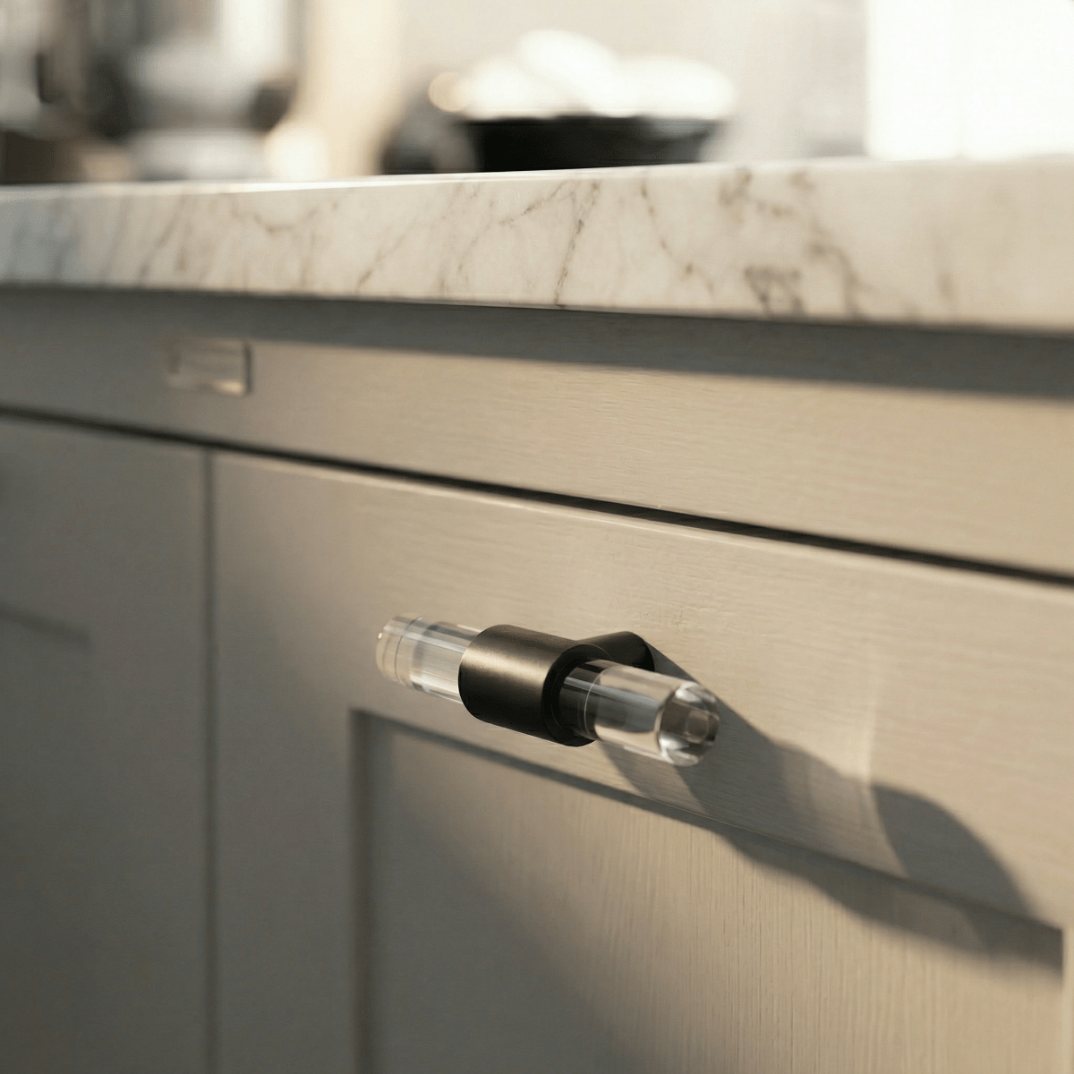 Kuit Transparent Knob & Pull Bar - Residence Supply