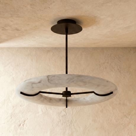 Kuklos Alabaster Chandelier Light - Residence Supply