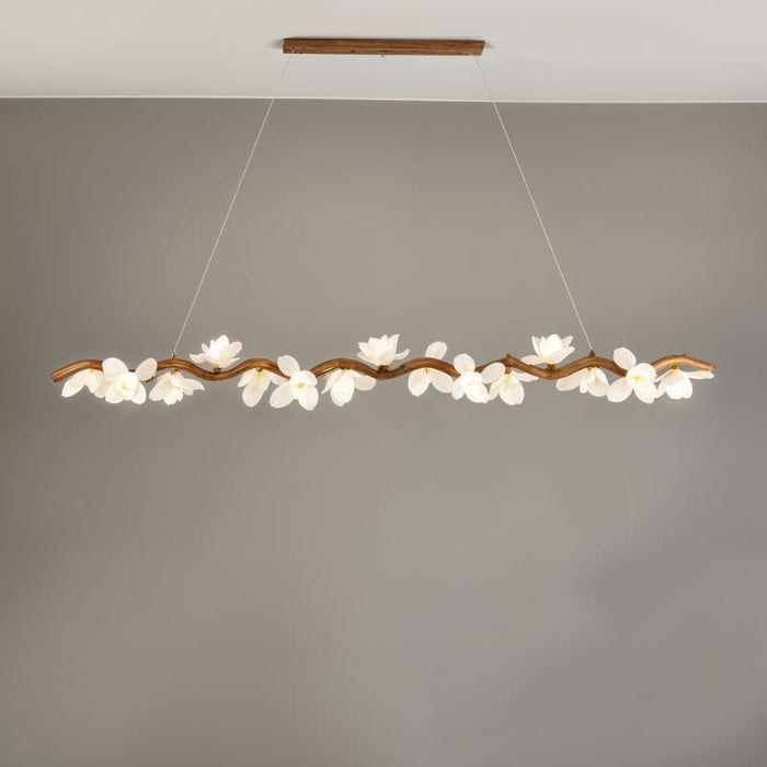 Transform your living room or dining area with the Kunzi Chandelier, offering both illumination and artistic flair.