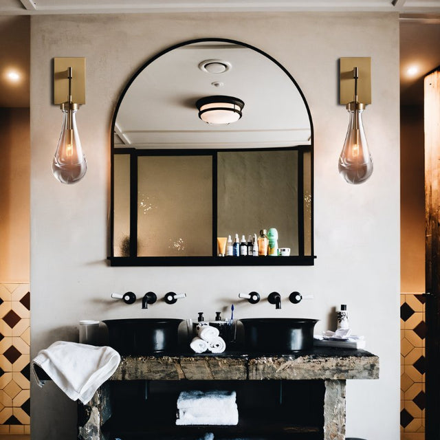 Pulcher Glass Tears Wall Sconce