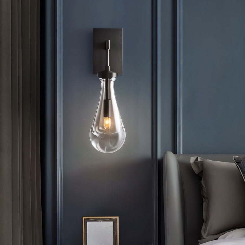 Pulcher Glass Tears Wall Sconce