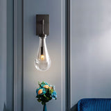 Pulcher Glass Tears Wall Sconce