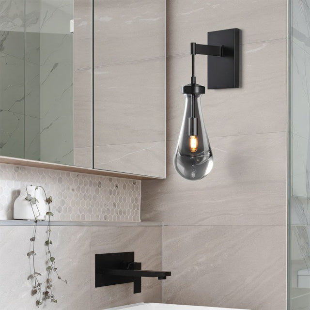 Pulcher Glass Tears Wall Sconce