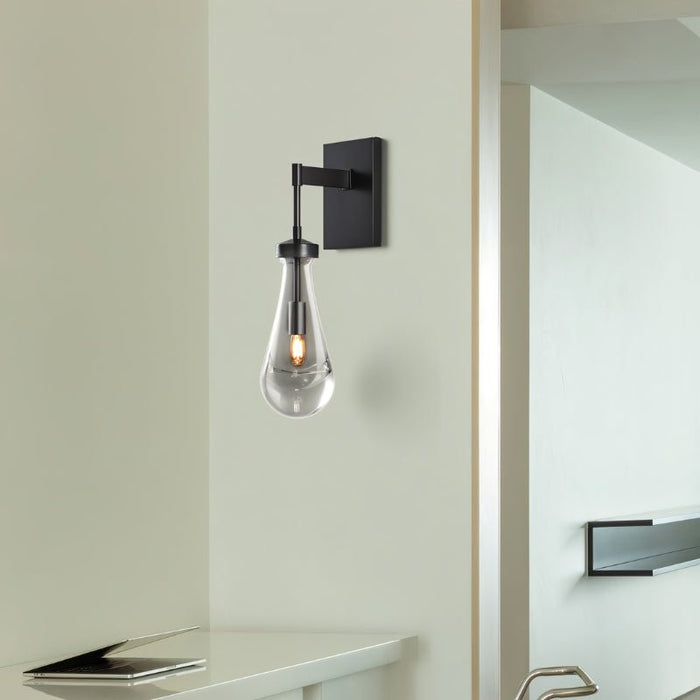 Kura Glass Tears Wall Sconce - Light Fixtures for Living Room