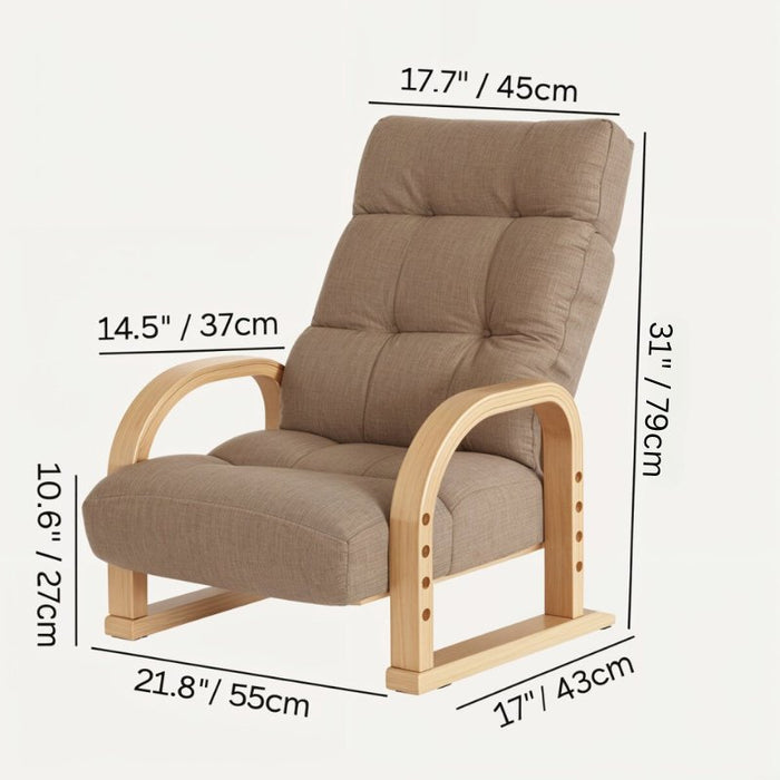 Minimalist Kutai Accent Chair